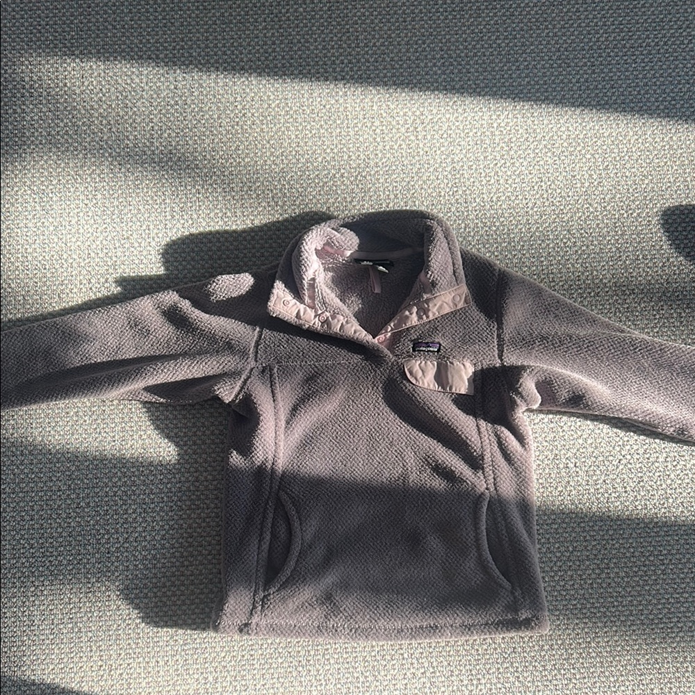 Patagonia Kids Charcoal Fleece Hoodie